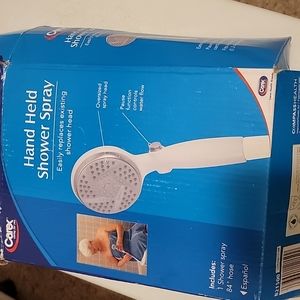 New In Box health care carex hand held shower spray 84" hose